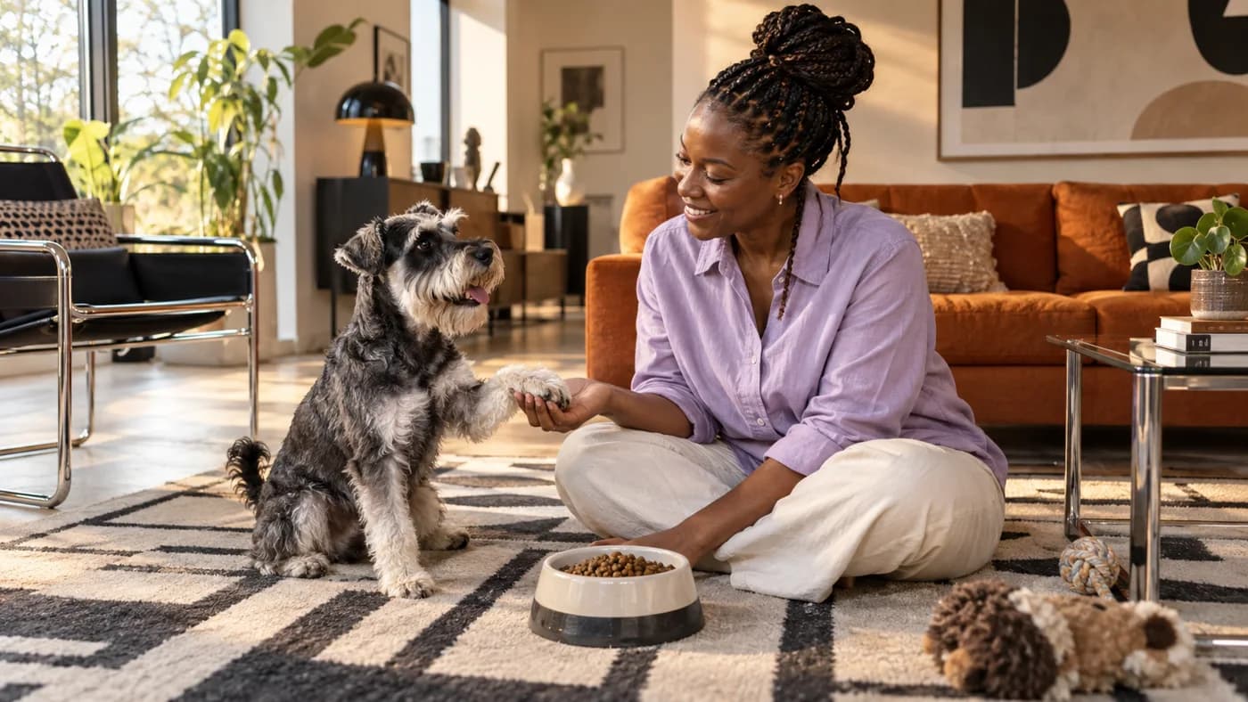 Redaktionelle Illustration: Getreidefreies Hundefutter: Wann passt es?