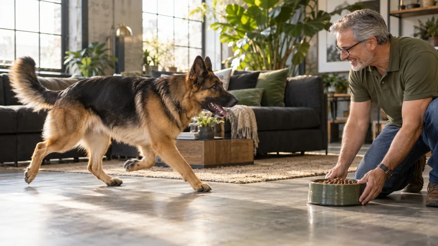 Illustration zum Thema: Wie oft sollte ein Hund gefüttert werden?